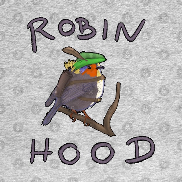 Robin Hood bird by vixfx